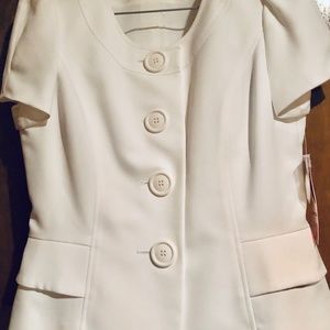 NINE & CO 2PC WOMAN'S IVORY SUIT